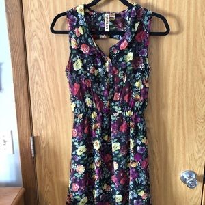 Floral high/low summer dress